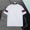 مصمم القمصان البولو الرجال الفاخرة Polos عارضة رجال tirt رسالة طباعة أزياء شارع هاي ستريت رجل Tee Cottom Tees M-3XL0