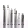 5ml 10ml 15ml香水ボトルシルバーメッキ細かいミストスプレーボトルトナー日焼け止めメイクアップ化粧品コンテナパッキングボトル