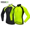 Cyclisme Chemises Tops WOSAWE Printemps Maillots Hommes Vélo Sportswear Respirant Cycle Descente VTT Réfléchissant À Manches Longues Vêtements Vélo 230717