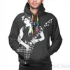 Men's Hoodies Mens Sweatshirt For Women Funny Randy Rhoads Tribute Print Casual Hoodie Streatwear