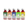 Leere Sweeter High Infused 1000mg 100ml Hustensaftflasche, kaw und getrunkener Saft in der sauberen Sirup-Ahornverpackung