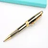 Yazma malzemeleri altın siyah klasik desen metal lüks 163 Serisi Beyaz Pen313a