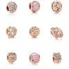 S925 bijoux en argent sterling bricolage perles s'adapte pandora ale charme pour bracelets pandora pour les femmes pour bracelet en or rose européen neckl251P