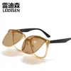 New metal GM flip Sunglasses polarizing men's women's optical can be equipped with myopia glasses and sunglasses 2946