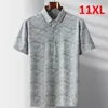 Männer Polos Sommer Polo Shirts Männer Mode Lässig 10XL 11XL Plus Größe Hemd Männlich Big Atmungsaktive 230718