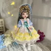 Bambole 30cm Makeup Doll Bjd 22 Union Dress Doll Ragazza Regalo di compleanno Ball Union Doll Bjd 1/6 Bjd Doll Set 230717