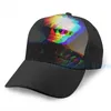 Berretti da baseball Fashion Art Portrait Berretto da basket Uomo Donna Stampa grafica Cappello adulto unisex nero