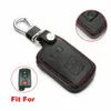 Fit Toyota 4Runner Tacoma 3 Buttons Leather Smart Remote Key Fob Bag Cover Case2442