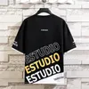 Men's T Shirts 2023 Summer Shirt Harajuku Fashion Trend Kort ärm Tops TEES Män Casual Clothing Korean Print Graphic