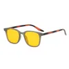 Designer GM Solglasögon Fashion Luxury Märke för män Kvinnor Ultra Light TR90 Solglasögon TEA BROWN Glasögon Stor ansiktsskydd