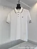 Men's Polos Designer Correct Summer Short Sleeve POLO Shirt Triangle Embroidery Letter Polo Clothing 4THC