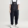 Herenjeans Jumpsuits met lange mouwen voor heren Elegante, verfijnde jumpsuit Relaxed Fit Duck Bib Heren mouwloos rompertje