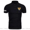 T-shirt da uomo Indonesia Indonesia IDN ID Polo Uomo Manica corta Classic Marchi stampati per Paese 2023 Cotton Nation Team Flag Est