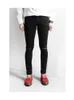 Męskie dżinsy koreańskie plus rozmiar dla szczupłego czystego czarnego dziury dziewięciopunktowe spodnie ołówkowe penty uliczne hombre moda jogger dres mąż