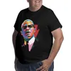 Herrpolos malcolm x t-shirt stor storlek kort ärm t skjortor för män pack