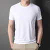 Męskie koszule Mężczyzny Codzienne koszulki Plaid Drukowane okrągły szyję Krótkie rękawy biznes Slim-Fit Prosty podstawowy letni koszulka pół rękaw