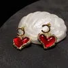 Designer CCity Stud for Women Luxury Letter Earring Gifts Retro Hoop Jewelry Heart Charm qc'd'f