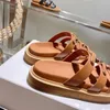 897 Women Brand Summer Slippers Retro Rivet Slides Designer Tjock Platform Flip Flops Open Toe Flat Sandal Casual Beach Shoes 230717 B