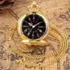 Pocket Watches 8 Types Antique Retro Roman Numerals Display Quartz Watch Necklace Pendant Clock Christmas Xmas Gifts For Men Women