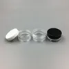 1ML Plastic Clear Empty Jar 1G Cosmetic Mini Pot Acrylic Make-up Eyeshadow Lip Balm Nail Art Piece Container Bottle Travel Sample Size Eqfhm