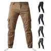 Jeans pour hommes Pantalon en popeline Hommes Rayé Zipper Denim Salopette Vintage Wash Hip Hop Pantalon de travail