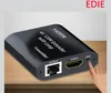 HDMI Extender RJ45 4K Over CAT5E/6 RJ45 60M 120M HDMI Network Extender Zestaw audio z audio EDID przez Ethernet CAT6/5E dla Laptopa PC TV PC HDTV