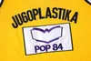 Outdoor TShirts Movie version maillot de basket-ball jaune No.7 Croatie JUGOPLASTIKA 7 broderie KUKOC vêtements de sport respirants à séchage rapide en plein air 230717