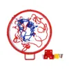 Balls 32cm Metal Wall Hanging Basketball Hoop Basketball Rim With Screws Mounted Goal Hoop Net Indoor Outdoor Shooting Practice Net 230717