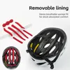 Cascos de ciclismo ROCKBROS Tallas grandes Casco de bicicleta Gafas Modo dual MTB Bicicleta de carretera Gafas de sol Gorra de seguridad Equipo de scooter eléctrico 230717