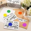 Papier Cadeau 500 Pcs Inscriptible Coloré Dot Coeur Autocollant Adhésif Code Étiquettes Scellant Sacs Enveloppes Cartes Scrapbooking Papier Papeterie