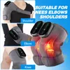 Leg Massagers Thermal Knee Massager Electric Wireless Leg Joint Elbow Heating Vibration Massage Arthritis Therapy Pain Relief Knee Pad Support 230718