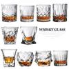 Weingläser, quadratischer Kristall-Whisky-Glasbecher für die Hausbar, Bier, Wasser und Party, Hochzeitsgeschenk, Trinkgeschirr