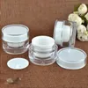 5 10 15 20 30 50 G ML Tom Clear Upcale Refillable Acrylic Makeup Cosmetic Face Cream Lotion Jar Pot Bottle Container med foder PNKLP