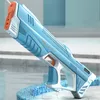 Sand Play Water Fun Electric Water Gun Automatisk induktion Absorber Super Explosion Childrens Summer Beach Entertainment Toys 230718