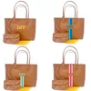 حقائب تسوق النساء حقيبة الكتف أحادية الجانب حقيبة يد حقيقية DIY مصنوعة يدويًا تخصيص تخصيص A6