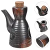 Dinnerware Sets Soy Sauce Pot Oil Bottle Dispenser Ceramic Condiment Japanese Vinegar Commercial Dispensers Household