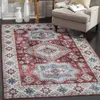 Carpets Retro Ethnic Carpets Rug for Living Room Bedside Bedroom Vintage Floor Mat Entrance Doormat Carpet Large Rug R230718