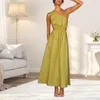 Casual Dresses Soft Women Dress Elegant S-M Summer Long Wedding Party Wear