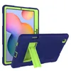 Tablett PC -fall för Samsung Galaxy Tab S6 Lite 10.4 P613 P619 P610 P615 S6Lite Barn Hållbar försvarare Kickstand Cover med blyertspår