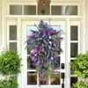장식용 꽃 봄 보라색 튤립 화환 라일락 hydrangea 다채로운 여름 홈 축제 장식