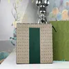 designer clutch bag luxe heren dames handtas dubbel letterteken met rood-groene singelband avondtasje hoogwaardige mode-make-uptassen