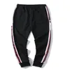 Mens Luxury Jogger Pants New Branded Drawstring Sports Pants High Fashion 4 Colors Side Stripe Designer Joggers236G