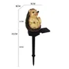 Garden Decorations Solar LED Light Outdoor Waterproof Owl Squirrel Animal Modeling Lawn Decoration Lighting 230717