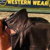 Мужские куртки адаптируйте брендо J-59 старая телячья металлическая текстура 507xx джинсовая одежда модная кожаная куртка