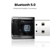 USB Bluetooth 5 0 dongle adaptörü 4 0 PC Hoparlör için Kablosuz Fare Müzik Ses Alıcı Verici APTX313J