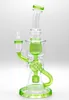 Vintage Premium Recycler Glass Bong Water Hookah Smoking Pipe 10inch Original Glass Factory Made kan klantlogo plaatsen door DHL UPS CNE