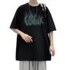 Męskie koszulki Męskie T-shirt z krótkim rękawem Summer bawełniany trend luźne berserk ponadwymiarowa streetwear harajuku ponadgabarytowe graficzne odzież w stylu vintage 230717