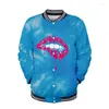 Giacche da uomo Ben Azelart Stay Wild LIP Logo Giacca da baseball Uomo Bomber Capispalla Streetwear Hip Hop Uniform Abbigliamento sportivo casual