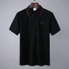 디자이너 의류 폴로 셔츠 최고 품질의 클래식 메이드 코튼 비드 메쉬 패브릭 자수 칼라 장식으로 장식 된 슈퍼 다재다능 스타일 크기 M 3XL 남자 티셔츠