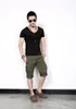 Men's T Shirts 2023 Summer Youth Sweetheart Neck T-shirt Cotton Bamboo V-neck Slim Fit Solid Color Versatile Short Sleeve